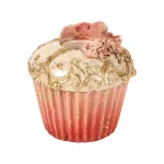 kandelaar cake 8 cm roze